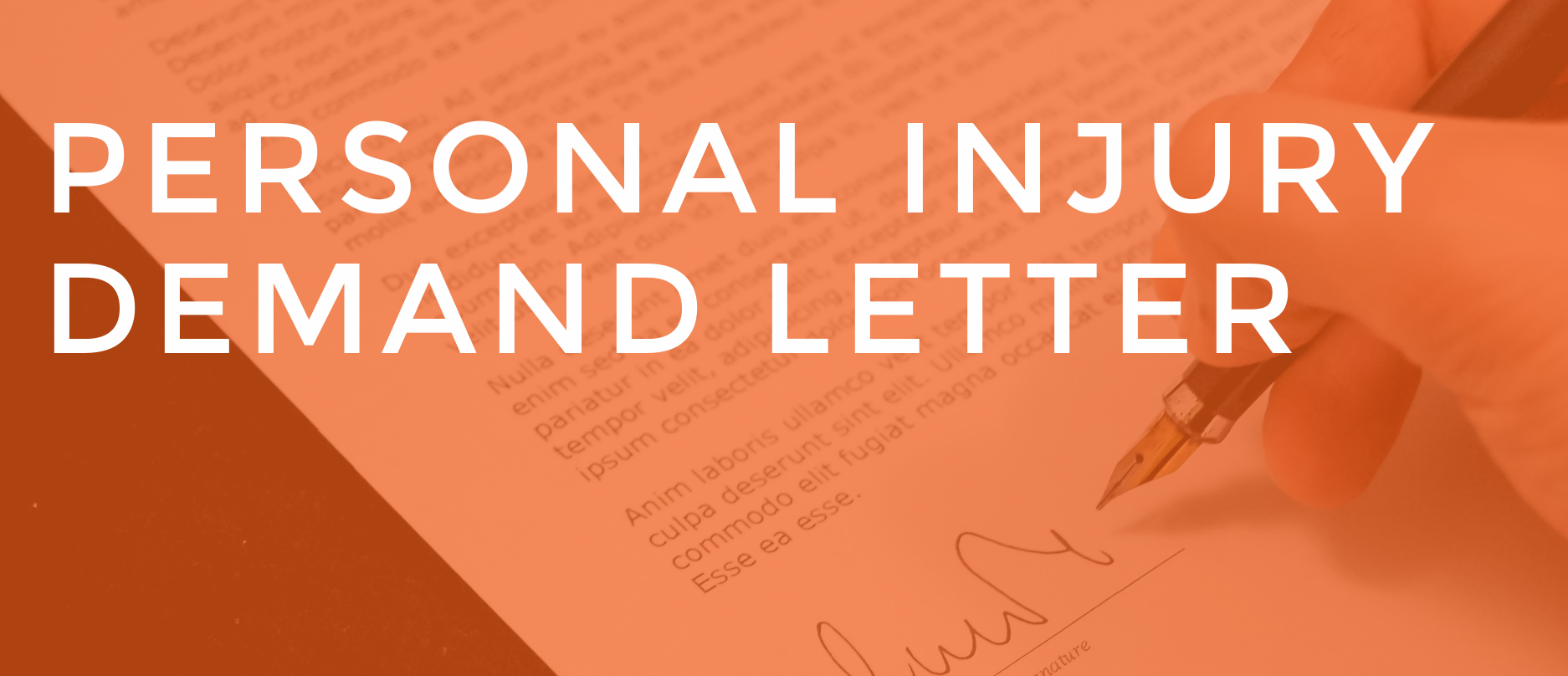 How to Write an Effective Personal Injury Demand Letter